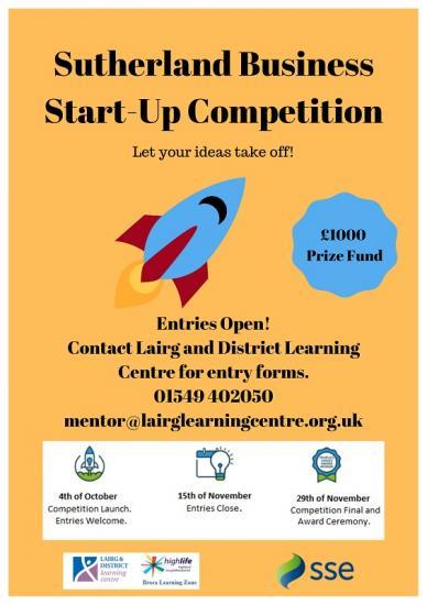 Photograph of Business Start Up competition