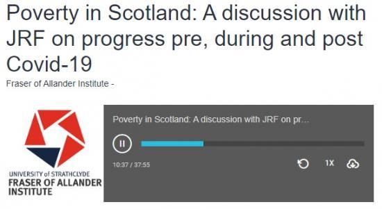 Photograph of Poverty In Scotland: A Discussion With Jrf On Progress Pre, During And Post Covid-19
