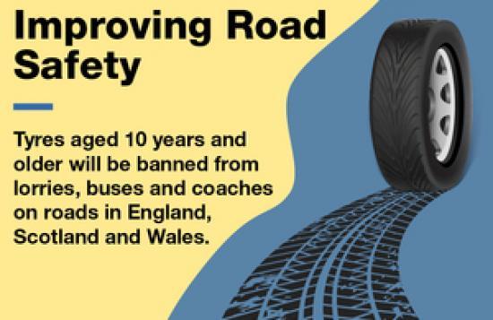 Photograph of Government Bans Old Coach, Bus And Lorry Tyres From Roads In New Measures To Improve Road Safety