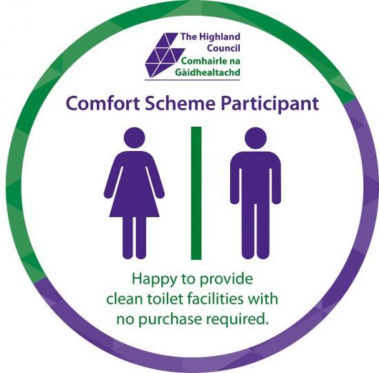 Photograph of Highland Council Designs New Branding To Signpost Visitors To Nearest Comfort Scheme Toilets