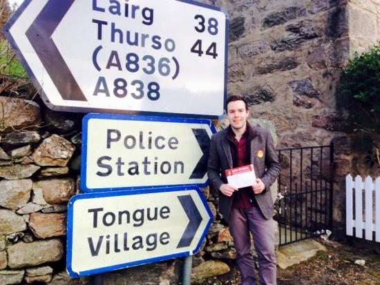 Photograph of LABOUR CANDIDATE FOLLOWS NORTH COAST 500 ON THE CAMPAIGN TRAIL