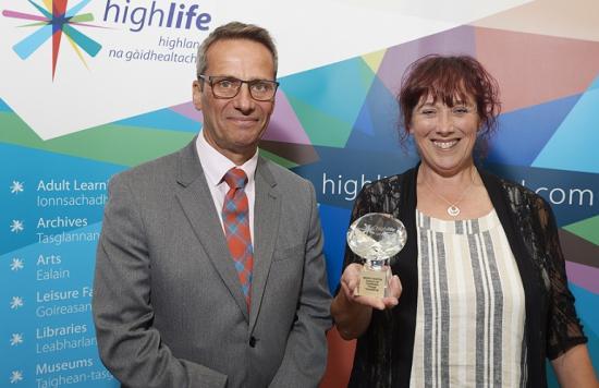 Photograph of Highlife Highland Volunteer Awards - Morag Martin, Helmsdale