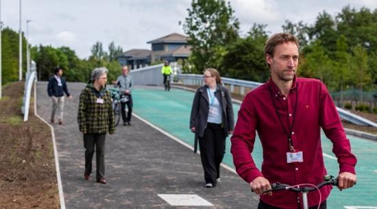 Photograph of New Inverness Campus Bridge Opens For Active Travel