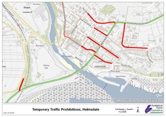 Photograph of BEAR Northwest Trunk Roads - works in Helmsdale