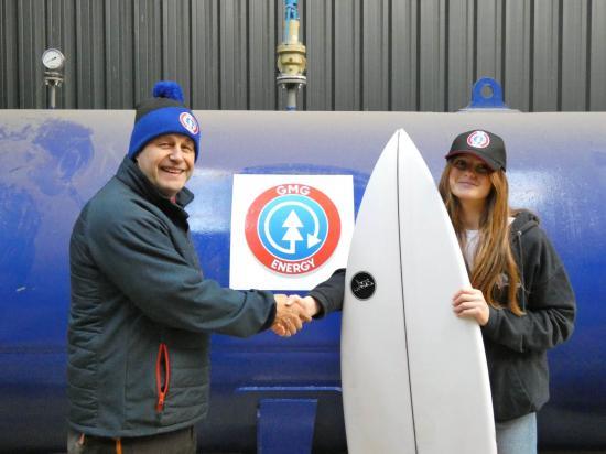 Photograph of Two Sutherland-based Businesses - Gmg Energy And Melvich Bay Caravan Park - Put Financial Muscle Behind Olivia's Bid For Surfing Glory At Brazilian Championships
