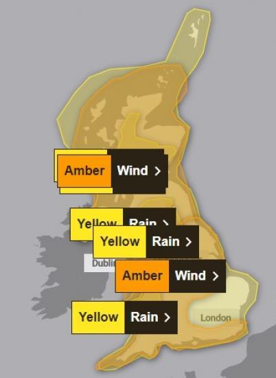 Photograph of Storm Isha Continues Next With High Winds And Heavy Rains Couple Of Days