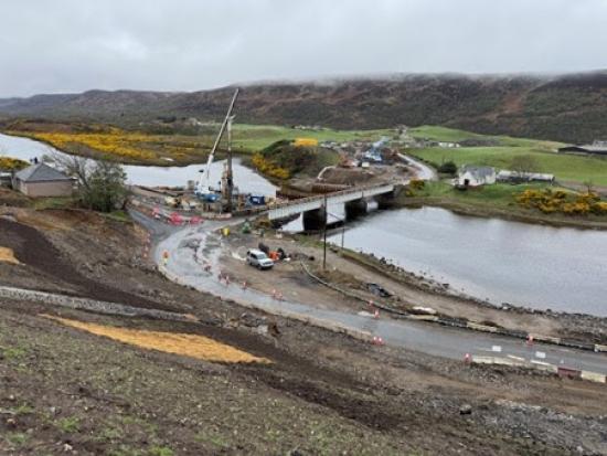 Photograph of Milestone For Naver Bridge Project