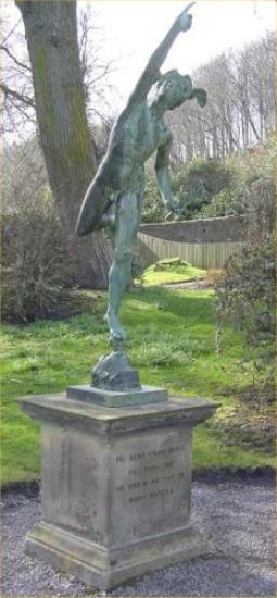 Photograph of Valuable Statue Of Mercury Stolen From Dunrobin Castle