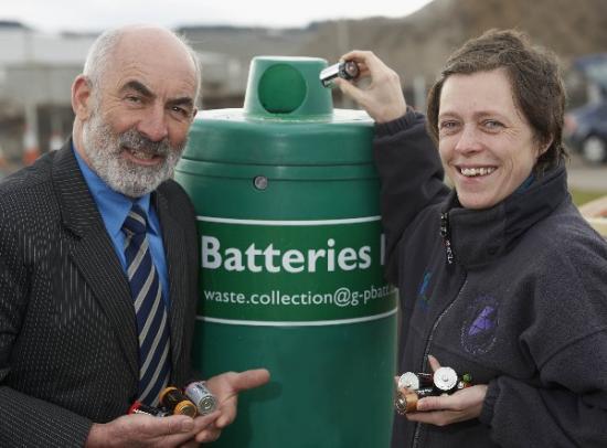 Photograph of Battery recycling now available